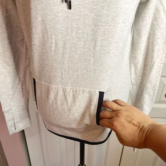 Athleta Sentry Cowlneck Stretch Hoodie Athletic Pullover Sweatshirt Jacket - Picture 10 of 14